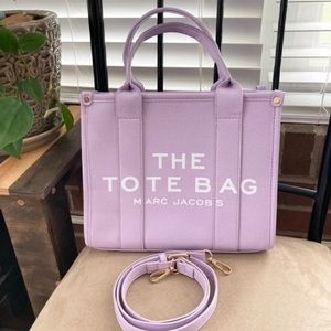 Designer Inspired Tote Bag in Lavendar